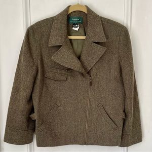 Ralph Lauren biker jacket.